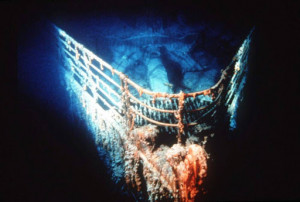 Titanic front deck