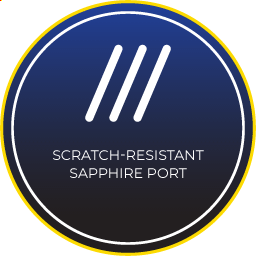 Scratch-Resistant Sapphire Port Icon