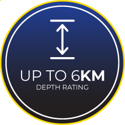 Up to 6km Depth Rating Icon