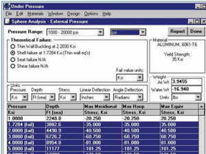 Screenshot of UnderPressure Software
