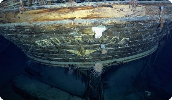 Endurance Discovered - Image © Falklands Maritime Heritage Trust and National Geographic.