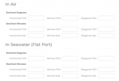 Lens Field Calculator